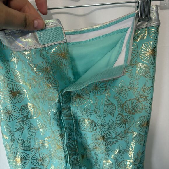 Disney Store Girls Med / 8 Ariel Little Mermaid Deluxe Adaptive 3 Piece Swim Set - Picture 15 of 16